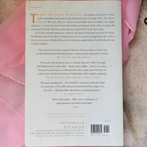 Marilyn Monroe ~ Book ~ Canvas Art ~ FINAL PRICE!! - Picture 8 of 16